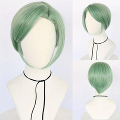 Short Brown Blonde Straight Men's Wig for Cosplay Party
