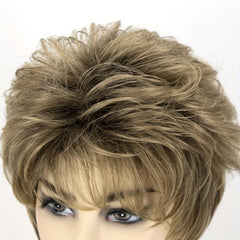 Short Wavy Curly Synthetic Fiber Wigs for Women