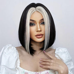 Short Straight Wigs With Bangs for Daily Party or Cosplay Use WL1031