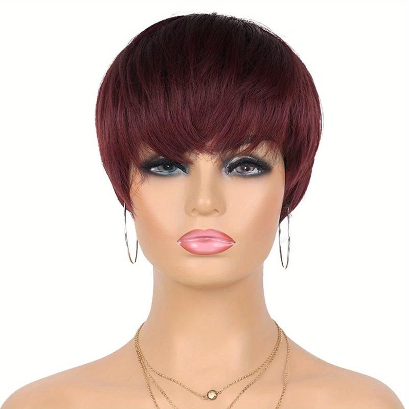 24 Cm Short Pixie Cut Wigs For Women Glueless Wear And Go Wigs
