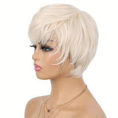 24 Cm Short Pixie Cut Wigs For Women Glueless Wear And Go Wigs