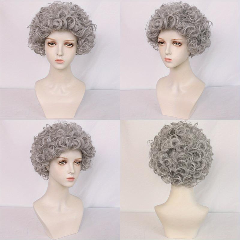 Short Orange Spiral Curly Women's Ice Spice Cosplay Wig & Wig Cap