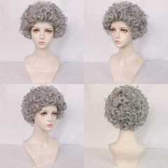 Short Orange Spiral Curly Women's Ice Spice Cosplay Wig & Wig Cap