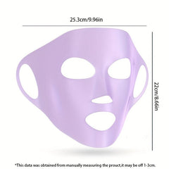 Silicone Face Wrap Reusable Facial Mask Cover for Sheet, Prevents Evaporation
