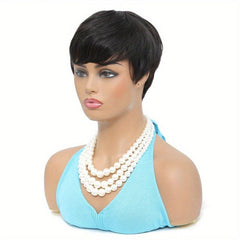 Short Bob Human Hair Wigs Pixie Cut Straight Wigs For Women