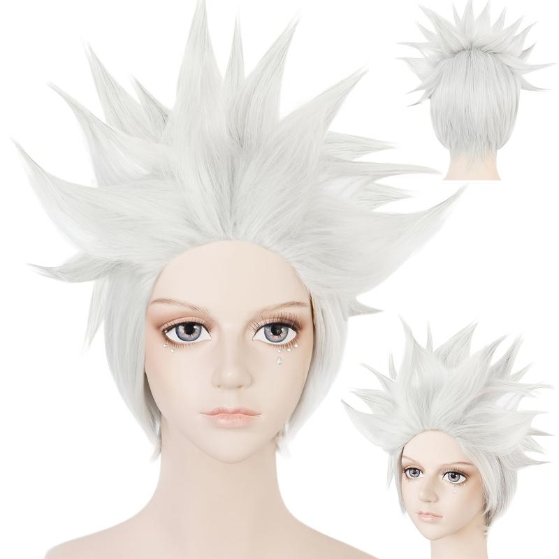 Cosplay Wigs Short Hair Synthetic Hair Replacement For Anime Cosplay