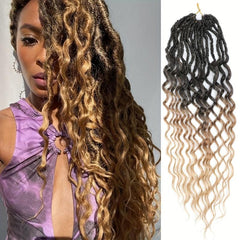 60 96 Cm Goddess Locs Crochet Hair Soft Faux Locs Crochet Braids For Women
