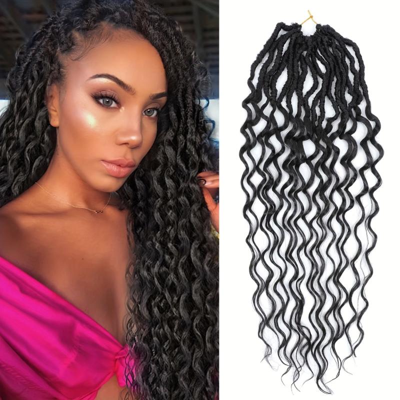 60 96 Cm Goddess Locs Crochet Hair Soft Faux Locs Crochet Braids For Women