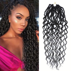 60 96 Cm Goddess Locs Crochet Hair Soft Faux Locs Crochet Braids For Women