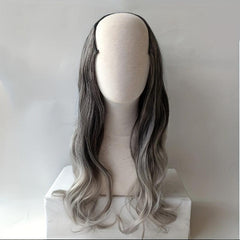 Ombre Wavy Hair Pieces Clip In Extensions Natural Look
