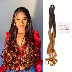 French Curly Braiding Hair Extensions 60-96cm Pack of 1