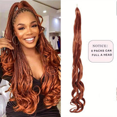 French Curly Braiding Hair Extensions 60-96cm Pack of 1