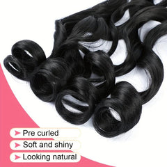 French Curly Braiding Hair Extensions 60-96cm Pack of 1