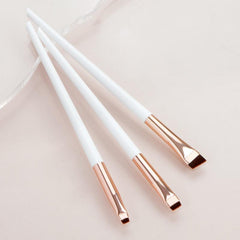 Flat Eyeliner & Eyebrow Brush Set for Contouring