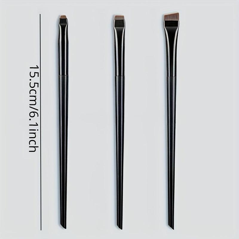 Flat Eyeliner & Eyebrow Brush Set for Contouring
