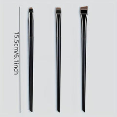 Flat Eyeliner & Eyebrow Brush Set for Contouring