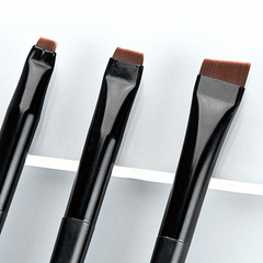 Flat Eyeliner & Eyebrow Brush Set for Contouring