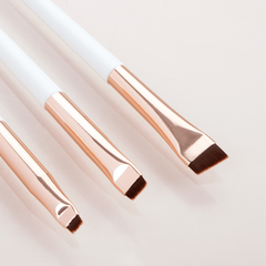 Flat Eyeliner & Eyebrow Brush Set for Contouring