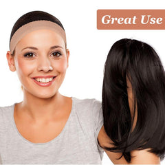 2 Pcs Silicone Wig Grips Non Slip Seamless Elastic Wig Band