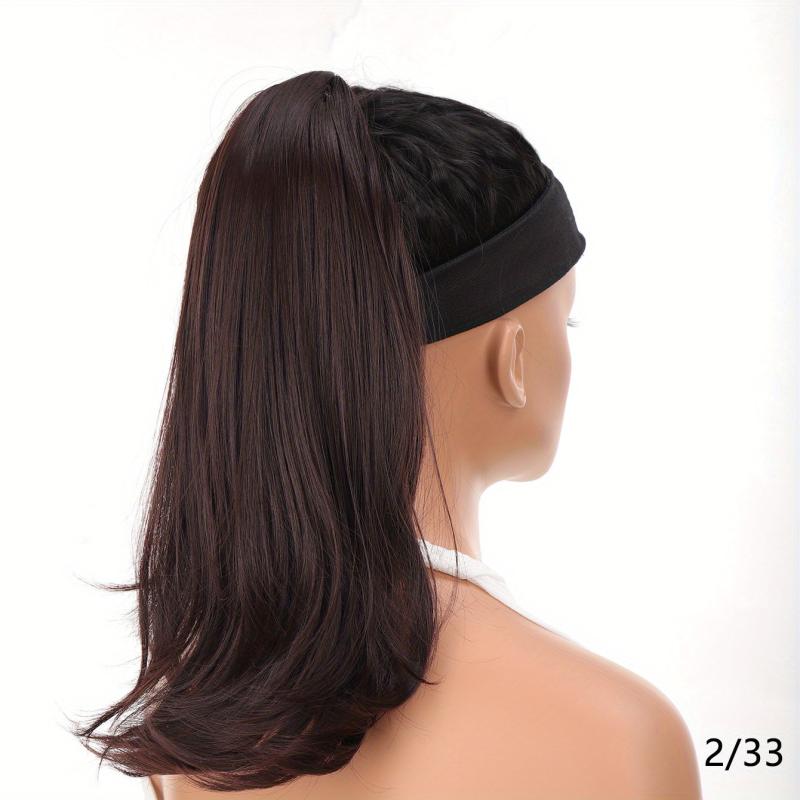 Bouncy Ponytail Extensions 8cm Claw Clip Natural Synthetic Hair for Women Girls