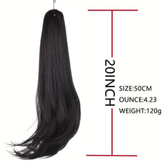Bouncy Ponytail Extensions 8cm Claw Clip Natural Synthetic Hair for Women Girls