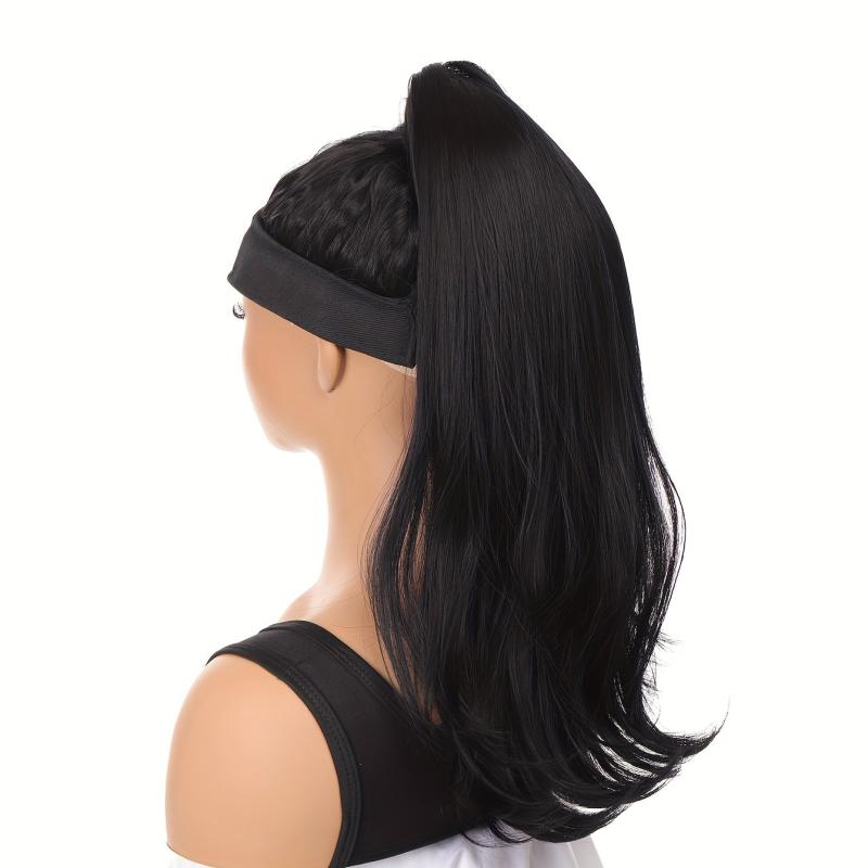 Bouncy Ponytail Extensions 8cm Claw Clip Natural Synthetic Hair for Women Girls