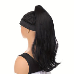 Bouncy Ponytail Extensions 8cm Claw Clip Natural Synthetic Hair for Women Girls