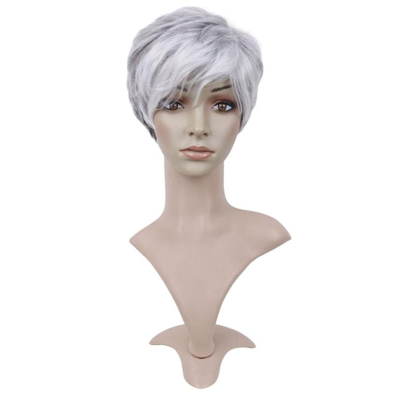 Heat Resistant Pixie Cut Short Layered Wig for Women Synthetic Hair