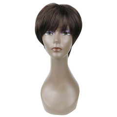 Heat Resistant Pixie Cut Short Layered Wig for Women Synthetic Hair