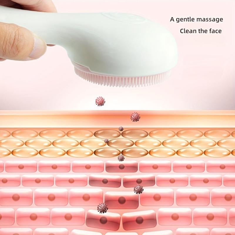 Silicone Face Cleansing Massage Brush for Deep Cleansing