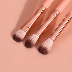 10pcs Eye Makeup Brush Set Portable Soft Eyeshadow Eyebrow Nose Shadow Brushes