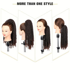 Dreadlock Ponytail Extensions Synthetic Clip In Hair Extensions