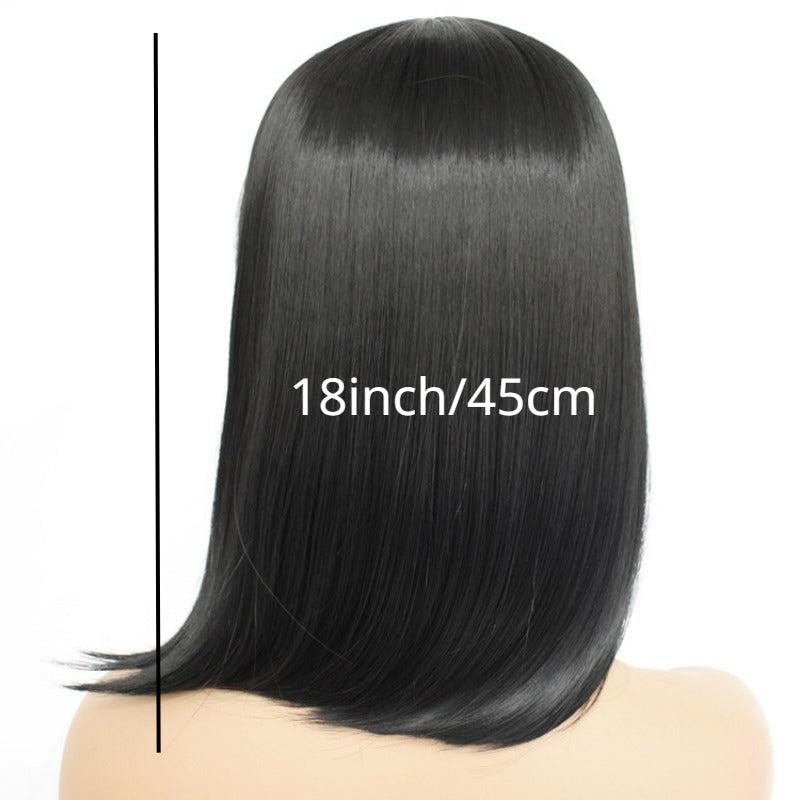 Short Bob Synthetic Wig with Bangs