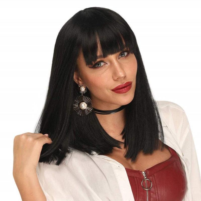Short Bob Synthetic Wig with Bangs