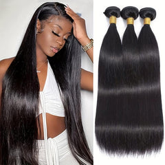 3 Bundles Straight Hair Bundles For Women