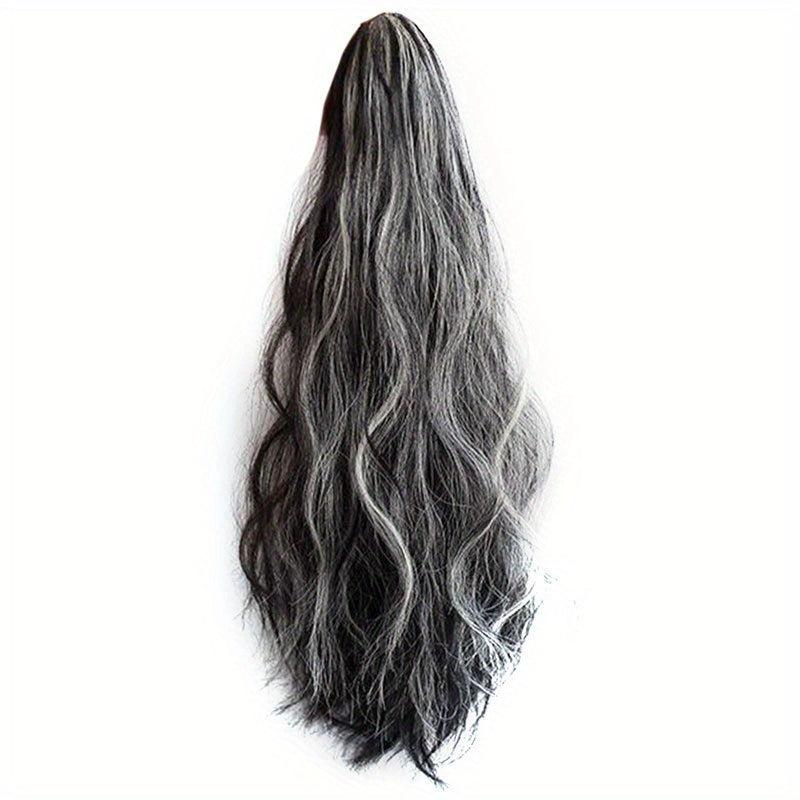 Long Curly Ponytail Hairpiece With Claw 40 Synthetic Hair Extensions for Women