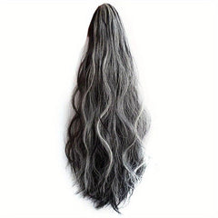 Long Curly Ponytail Hairpiece With Claw 40 Synthetic Hair Extensions for Women