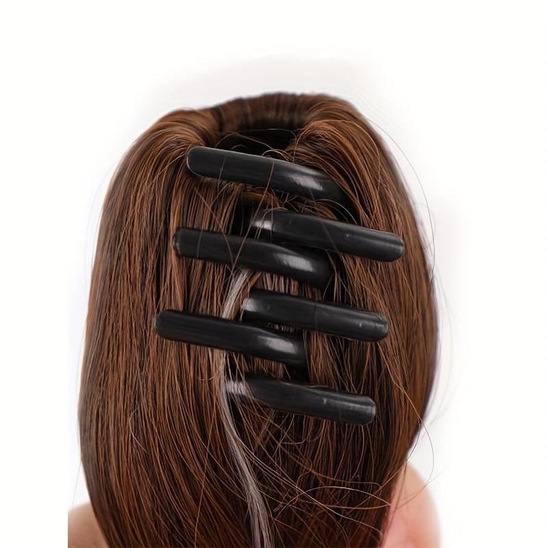 Long Curly Ponytail Hairpiece With Claw 40 Synthetic Hair Extensions for Women