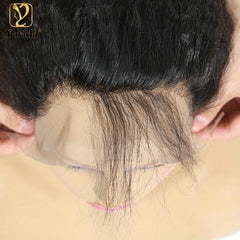 4x4 Lace Closure Straight Human Hair Extensions with Baby Hair