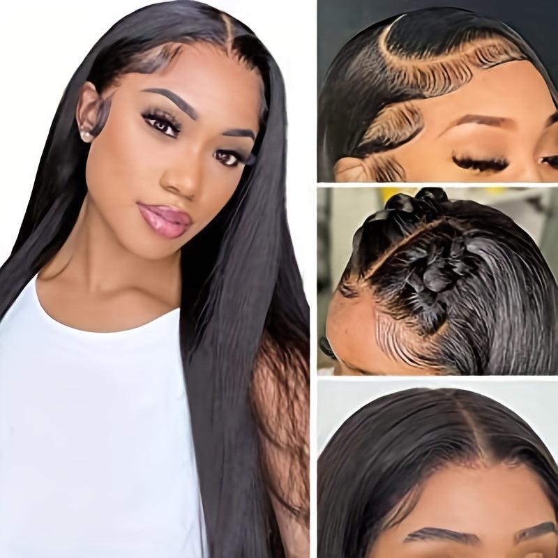 4x4 Lace Closure Straight Human Hair Extensions with Baby Hair