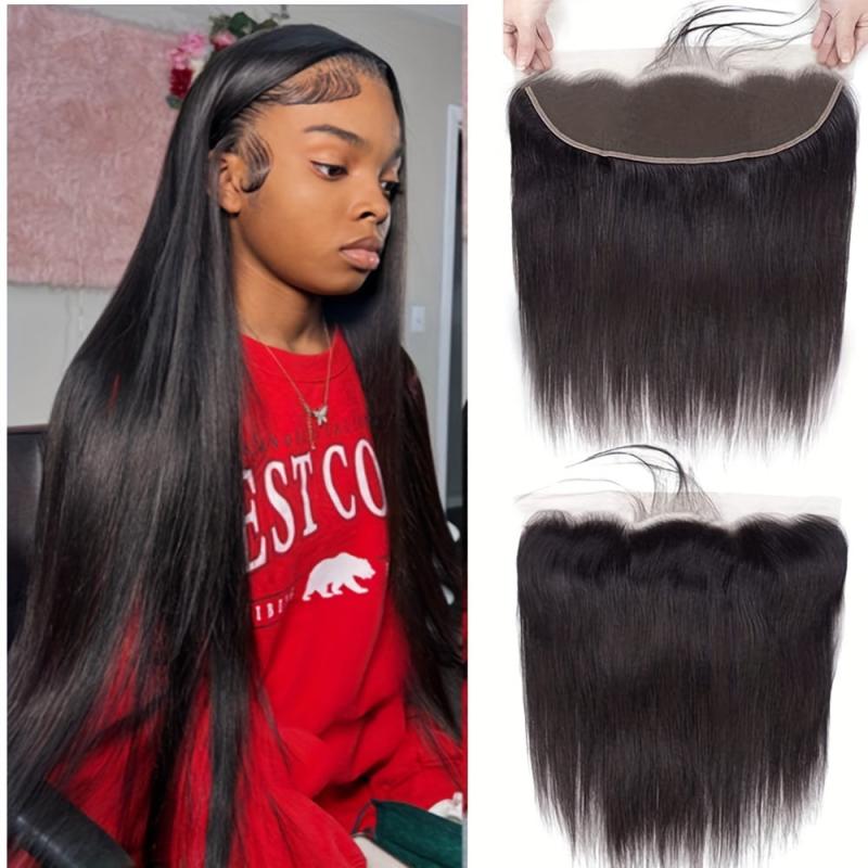 4x4 Lace Closure Straight Human Hair Extensions with Baby Hair