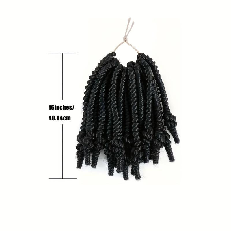 6Inch Spring Twist Crochet Hair Extensions Fluffy Twist Crochet Braids Hair