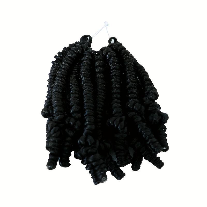6Inch Spring Twist Crochet Hair Extensions Fluffy Twist Crochet Braids Hair