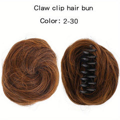 Short Hair Bun Clip-In Donut Hair Extensions