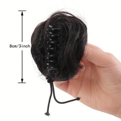 Short Hair Bun Clip-In Donut Hair Extensions