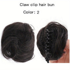 Short Hair Bun Clip-In Donut Hair Extensions