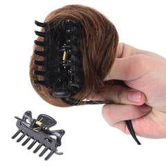 Short Hair Bun Clip-In Donut Hair Extensions