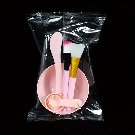 7-in-1 DIY Face Mask Mixing Set with Bowl, Stick, Spatula, Brush, Spoons