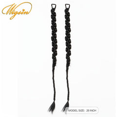 Long Synthetic Braided Ponytail Hairpiece Hair Extensions