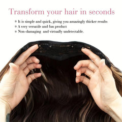 Dark Brown Long Curly Wavy Hair Extensions 50 8 Cm